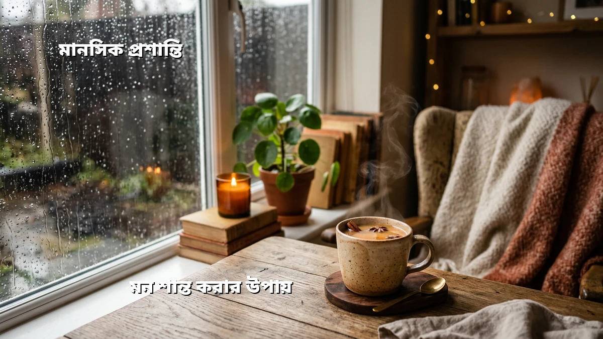 বৃষ্টির দিনে ঘরে মন শান্ত রাখার সহজ উপায়