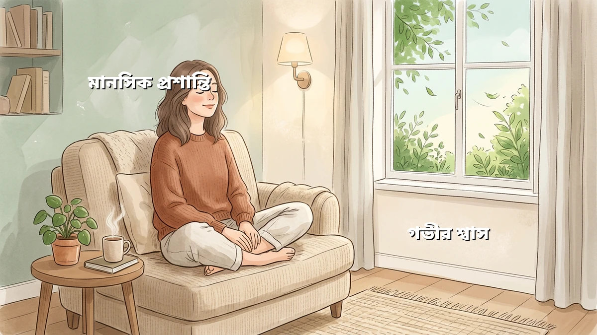 মোবাইল ছাড়া মন শান্ত করার শ্বাস ব্যায়াম
