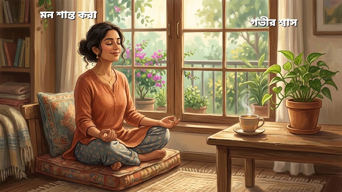 অল্প সময়ে চাপ কমাতে ব্রিদিং থেরাপির নিয়ম