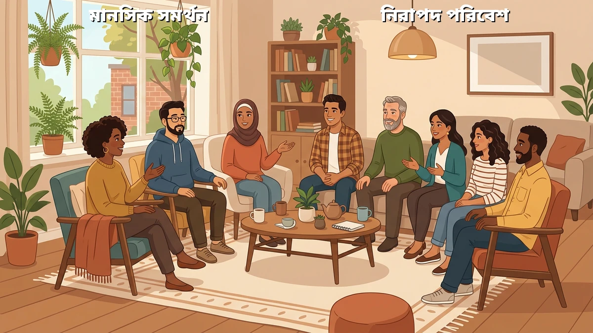 একাকীত্ব ও চাপ কমাতে গ্রুপ থেরাপি
